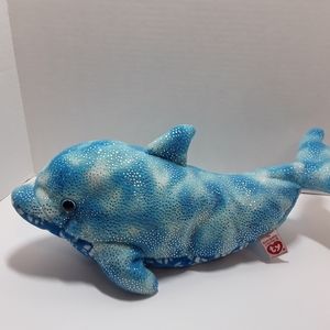 TY Beanie Baby DOCKS the Blue Dolphin 2006